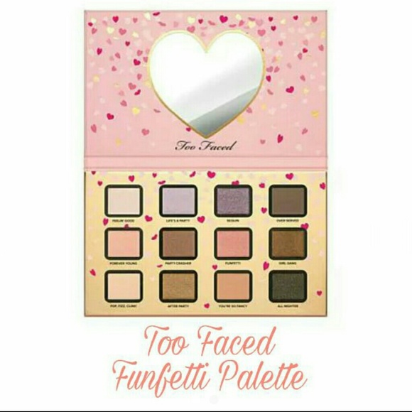 Too Faced Other - TOO FACED Funfetti LTD Eyeshadow Palette NIB