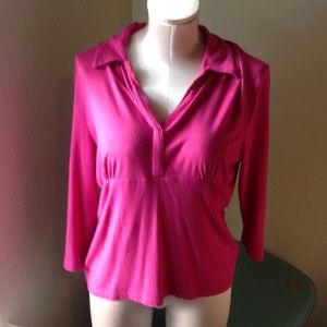 Hot Pink Blouse.