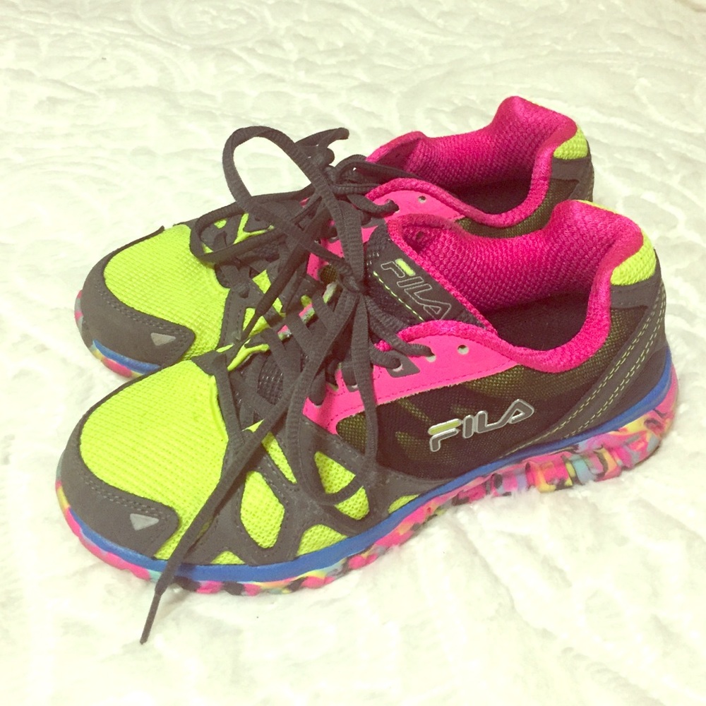 Colorful Fila sneakers