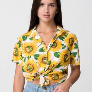 American Apparel Sunflower Top