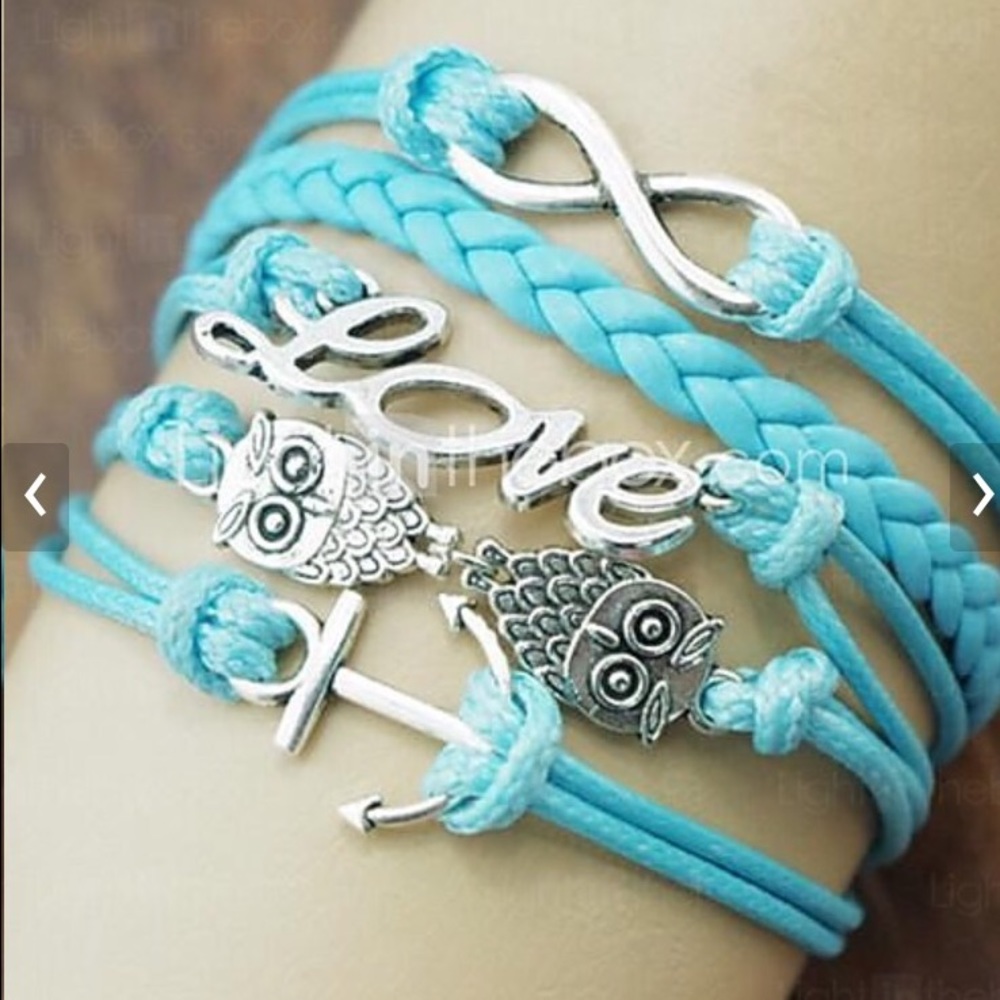 💥Owl Leather Band Wrap Bracelet