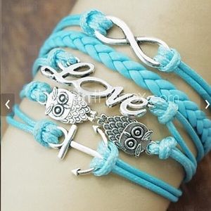 💥Owl Leather Band Wrap Bracelet