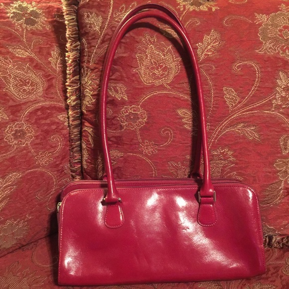 Great red leather Hobo handbag! - Picture 1 of 3