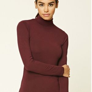 Forever 21 Burgundy turtleneck