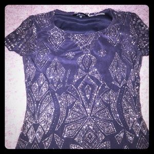 Very cute dark navy blue party dress