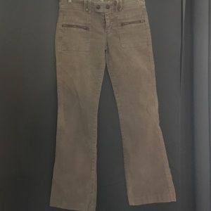 7 for all man mind pants; sz 28; brown corduroy (please read description)