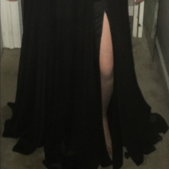 Strapless Prom Dress with Slit! - Picture 2 of 4