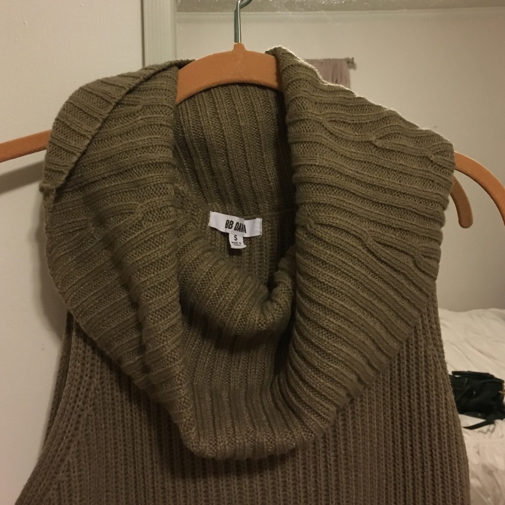 Turtleneck sweater dress