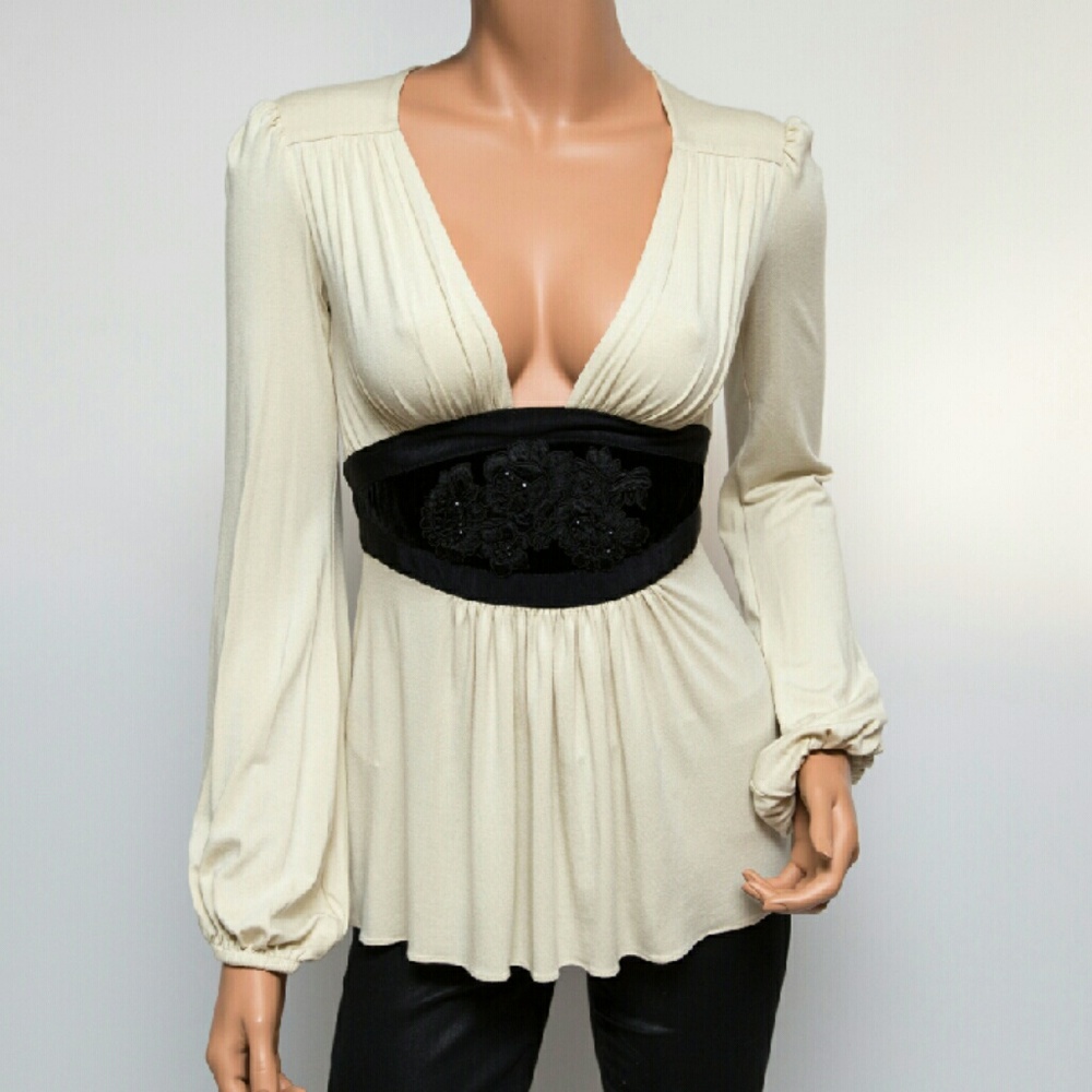 Ingwa Melero Ivory Long-sleeve Top