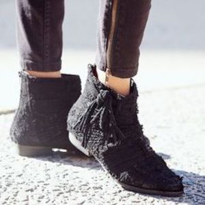 REDUCED Free People Decades Suede Ankle Boots