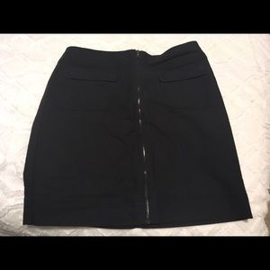 Navy pencil skirt