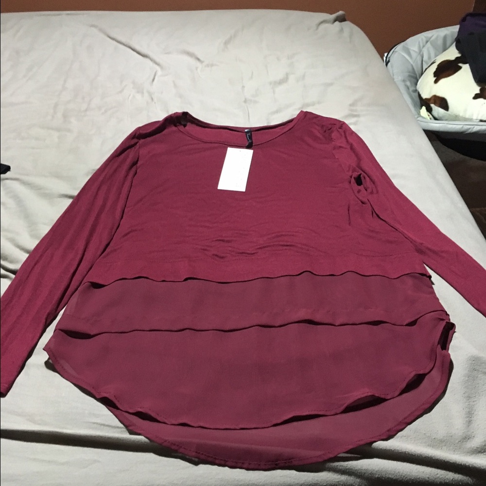Maroon long sleeve
