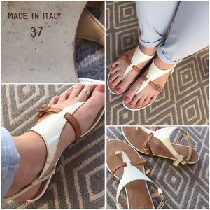 Browns Shoes Made In Italy Leather Sandals size 7