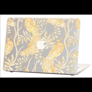 Macbook Air 13 Hard Case - Golden Peacock Design