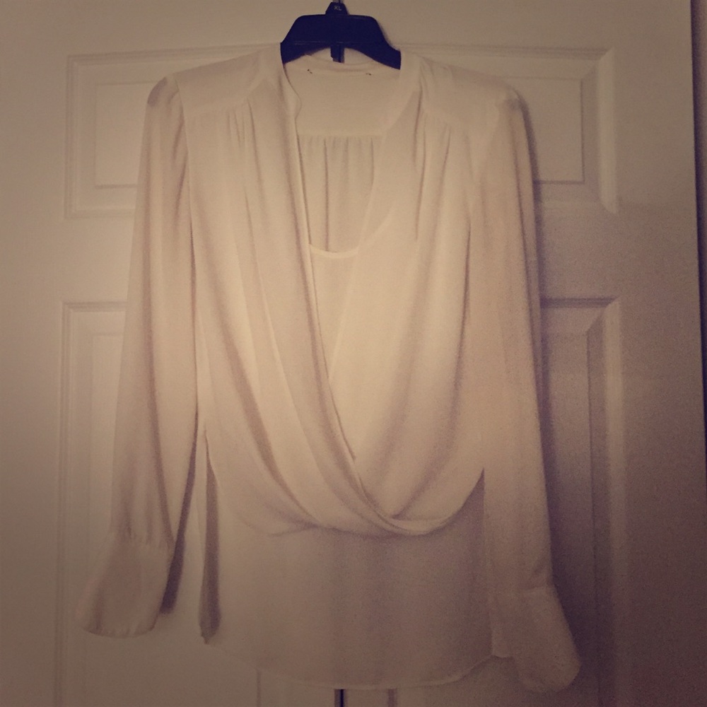 Chiffon high-low blouse from Bcbg