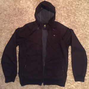 Black Nike zip up jacket