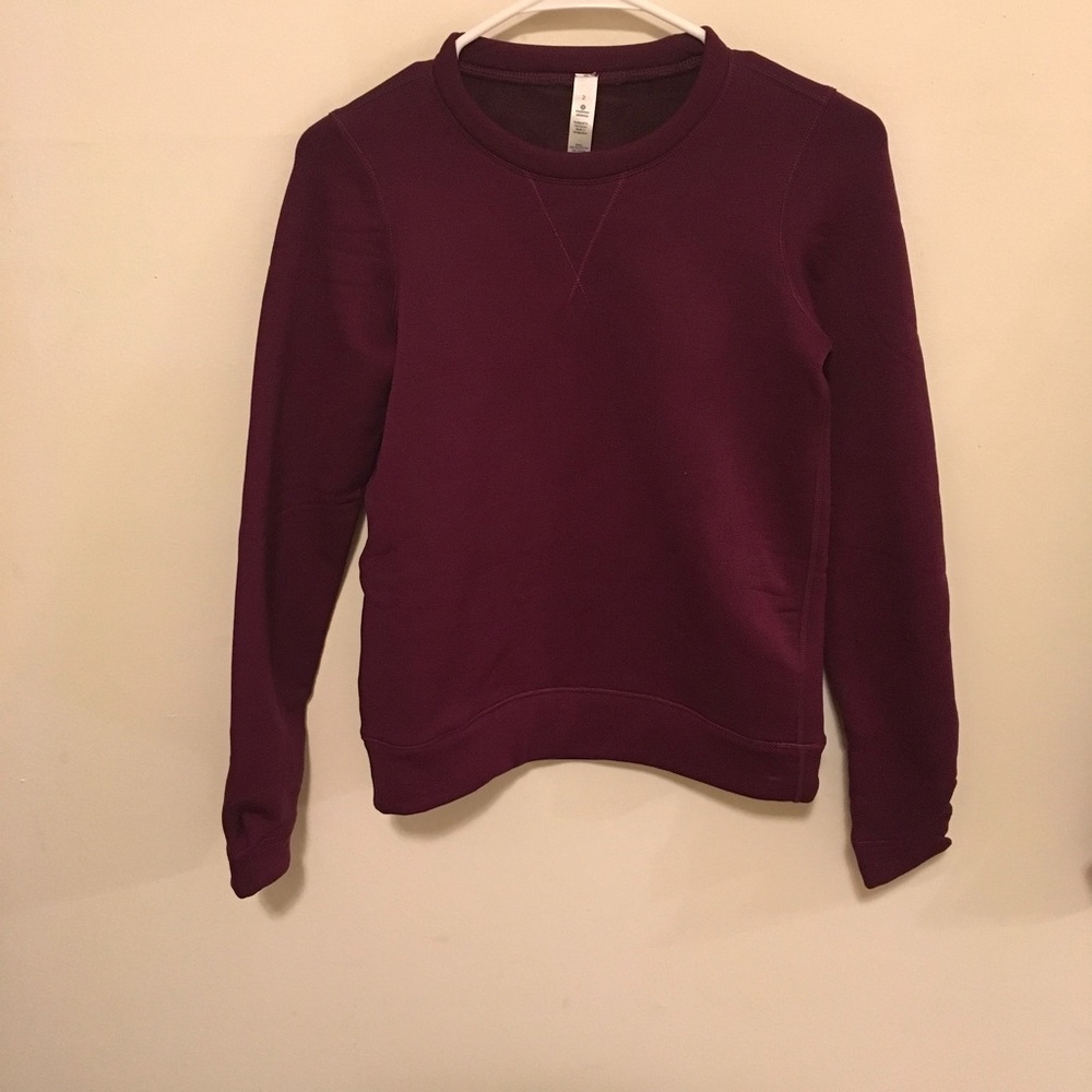 Lululemon Burgundy Keep it Cozy Crew - NWOT
