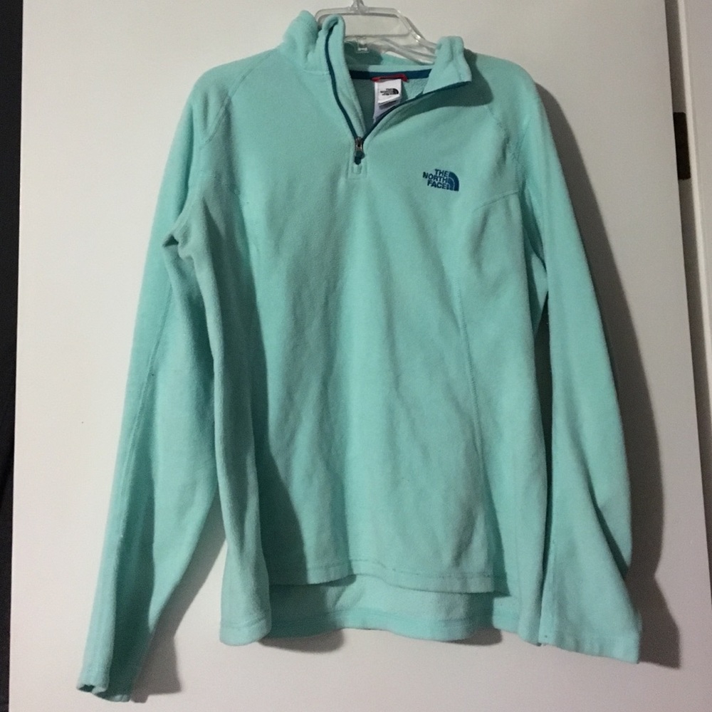 Light blue north face fleece