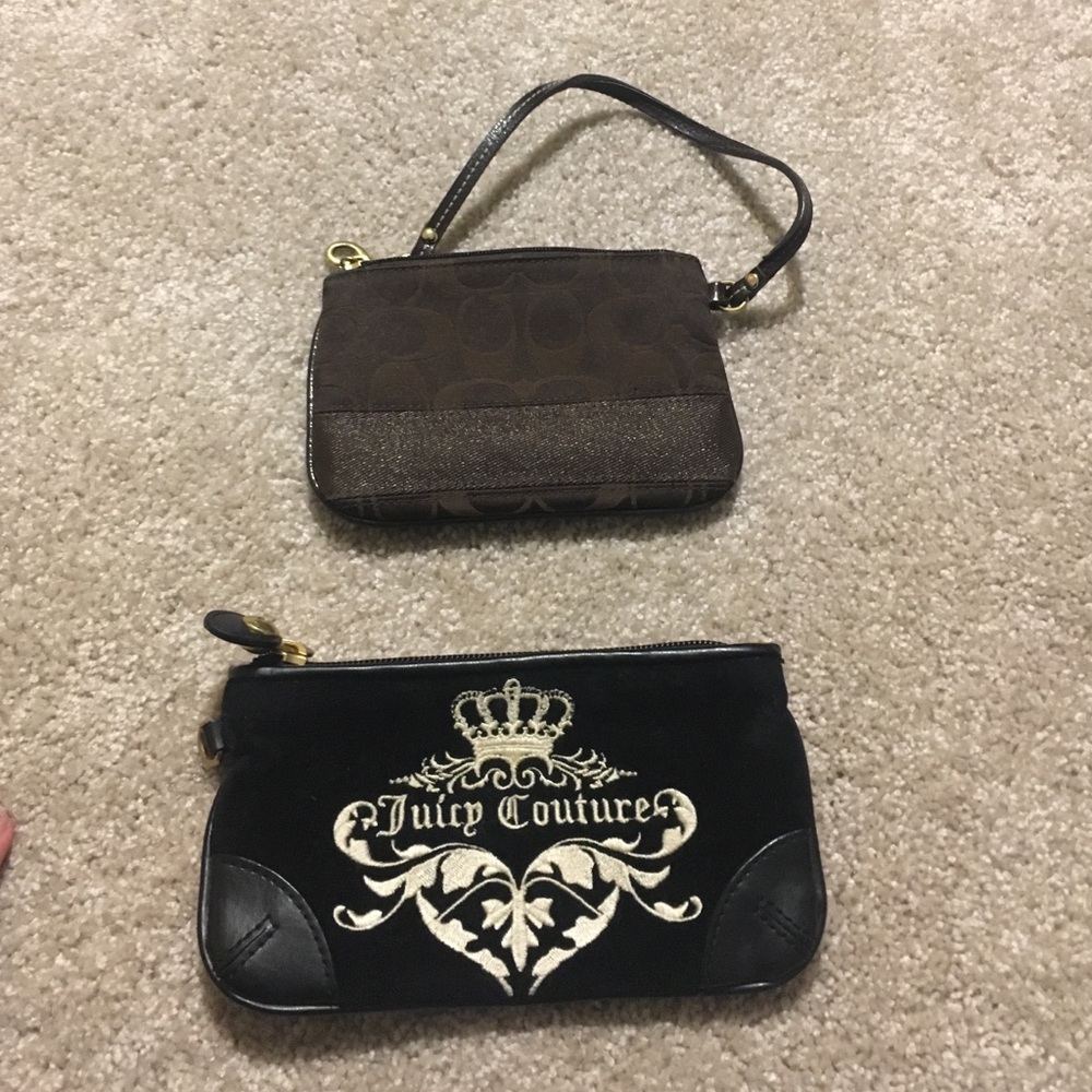 Coach and juicy wallet bundle!!!!