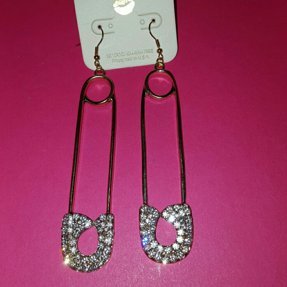 Clothespin earings