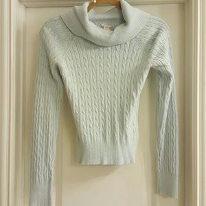 Blue long sleeve sweater