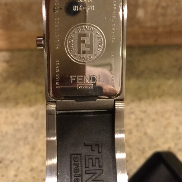 Fendi 3250L stainless steel bangle watch