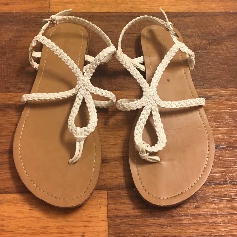 White Sandals - Size 9