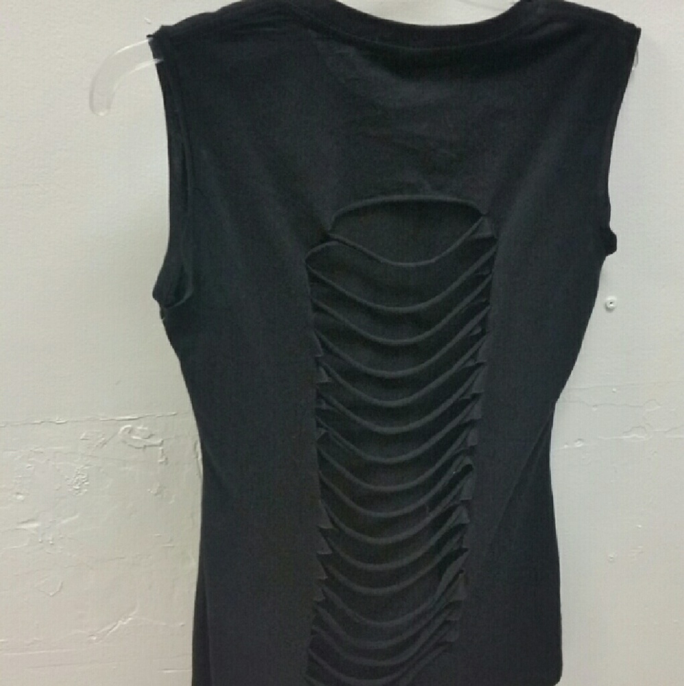 Distressed T shirt