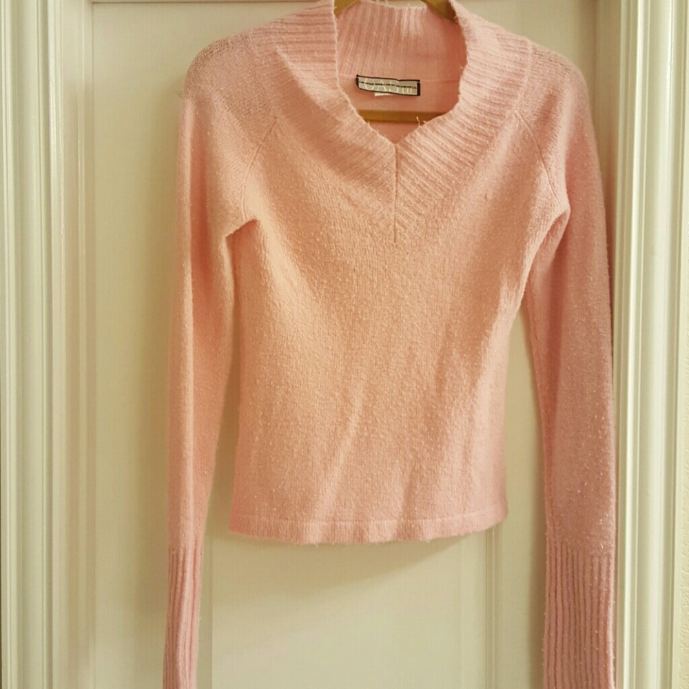 Pink Sweatheart Sweater