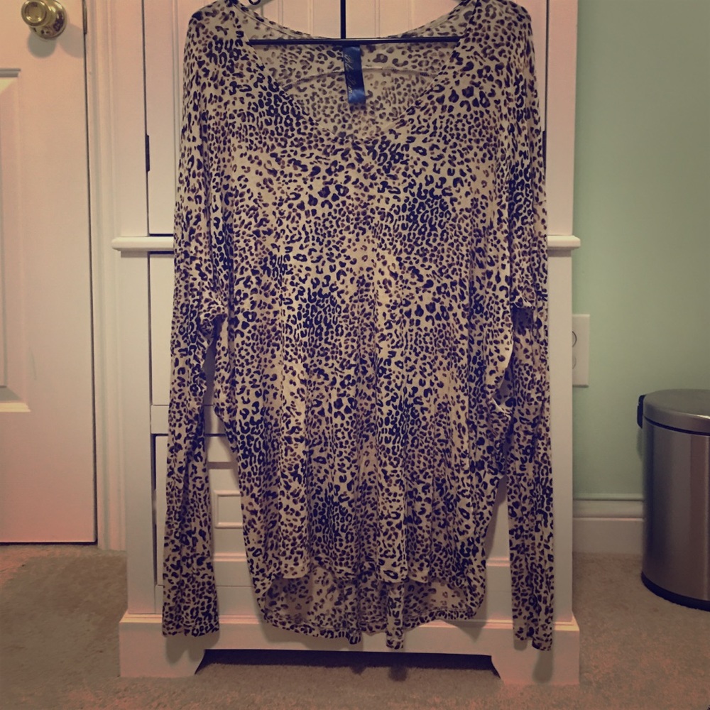 Cheetah print top