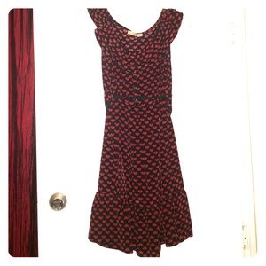 Mod Cloth heart print dress
