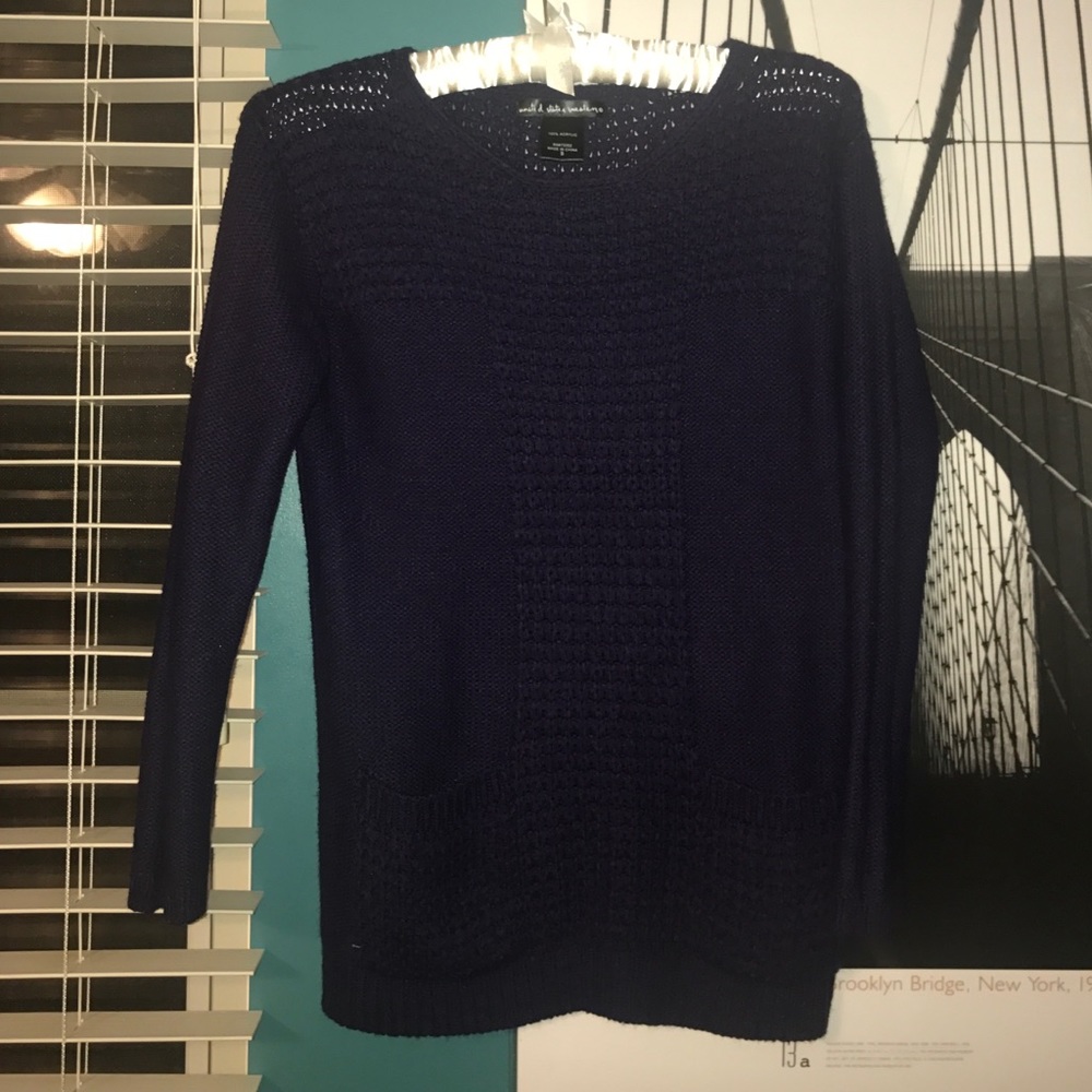 Purple Knit Sweater