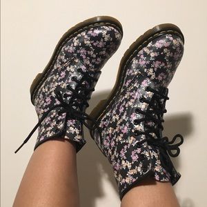 Floral Doc Martens