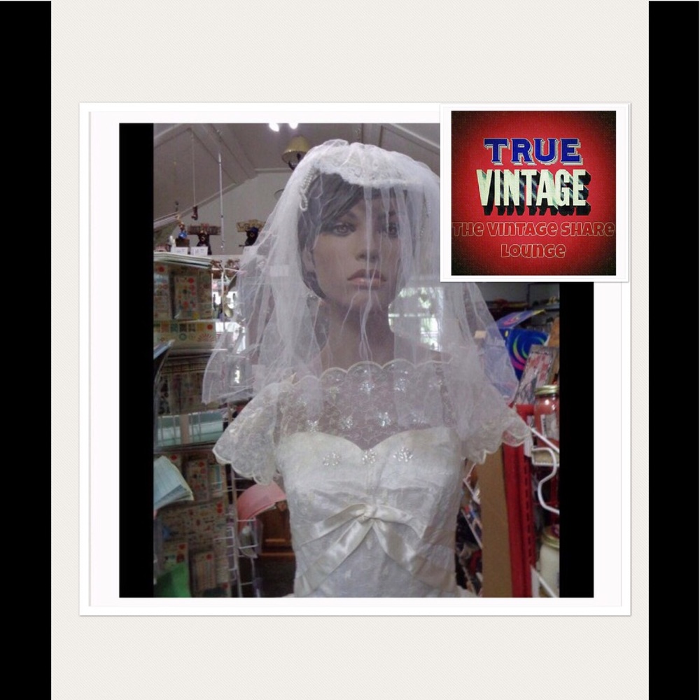 👗★❦꒒ik୧⌵♡⌵N୧w❦★ AUCTION PRICE👩🏻⚖️Vintage Fairytale Wedding Dress &Veil Sale - Picture 6 of 6