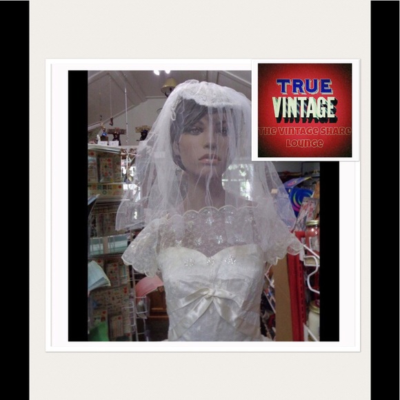 👗★❦꒒ik୧⌵♡⌵N୧w❦★ AUCTION PRICE👩🏻⚖️Vintage Fairytale Wedding Dress &Veil Sale - Picture 6 of 6