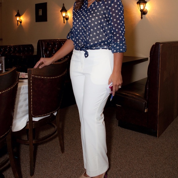 Dress Barn Pants - White Slacks Pants Sz 10P