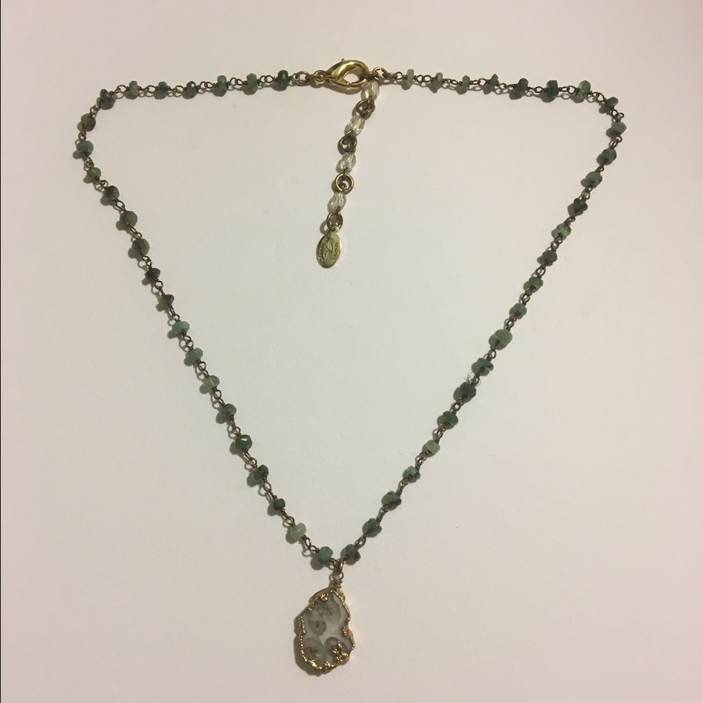 rachel reinhardt jade necklace with stone