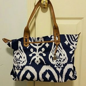 Stella and Dot Ikat Print Bag