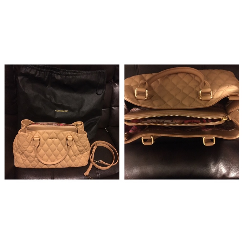 🔴TODAY ONLY SALE 🔴 Vera Bradley leather satchel.