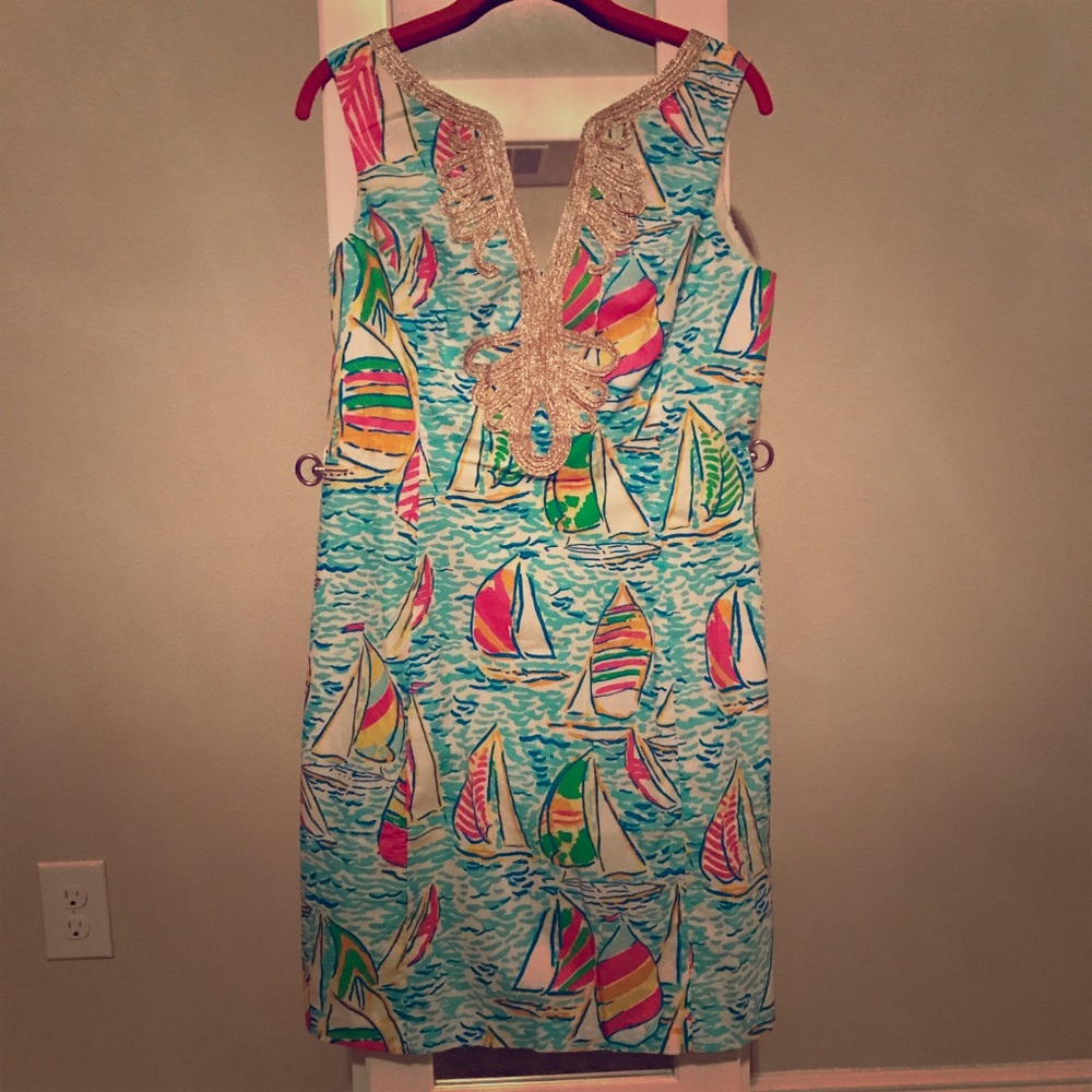 Lilly Pulitzer You Gotta Regatta Shift Dress