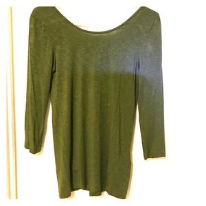 ANTHRO dolan green shirt Sz XS