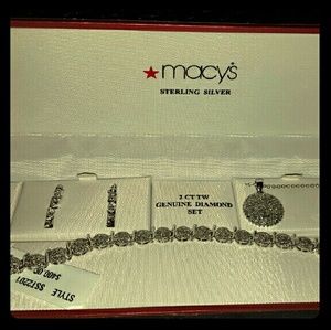Macy's fine jewelery set