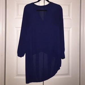 High-low chiffon blouse from Bcbg