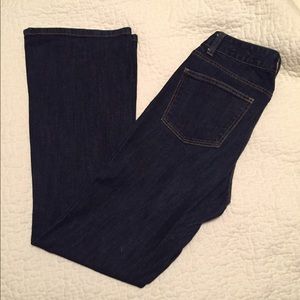 Talbots Straight Leg dark wash denim
