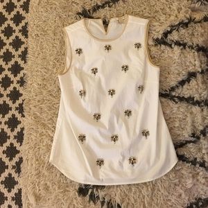 J. Crew Embellished Top