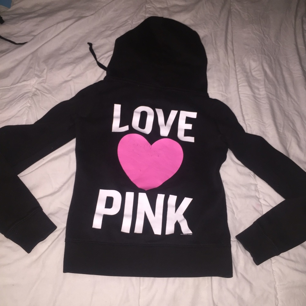 VS PINK zip-up hoodie
