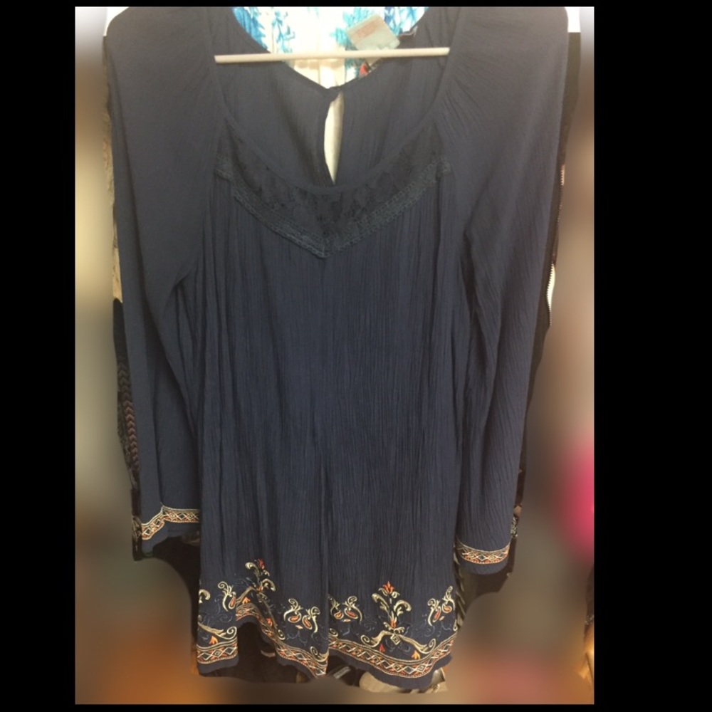 Navy blue dress