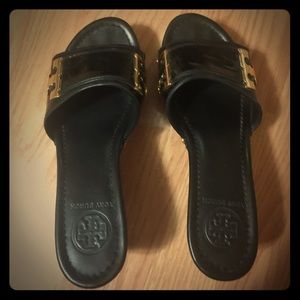Tory burch Pamela cork wedges