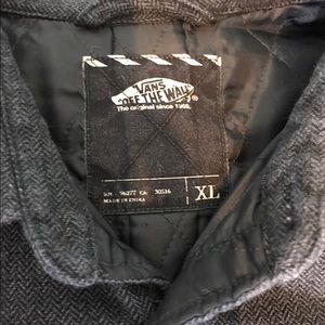 Men's van off the wall gray jacket