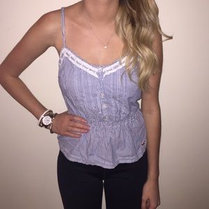 Hollister peplum top